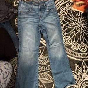 American Eagle Outfitters Light Blue Flared Jeans